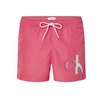 Calvin Klein ανδρικό μαγιό short σε φουξ χρώμα με το λογότυπο ck KM0KM00801 XI1